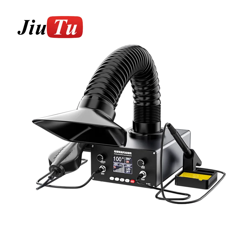 Multi-Functional Intelligent Disassembly Welding Machine With High Power Hot Air Gun and Smoking Instrument LED light