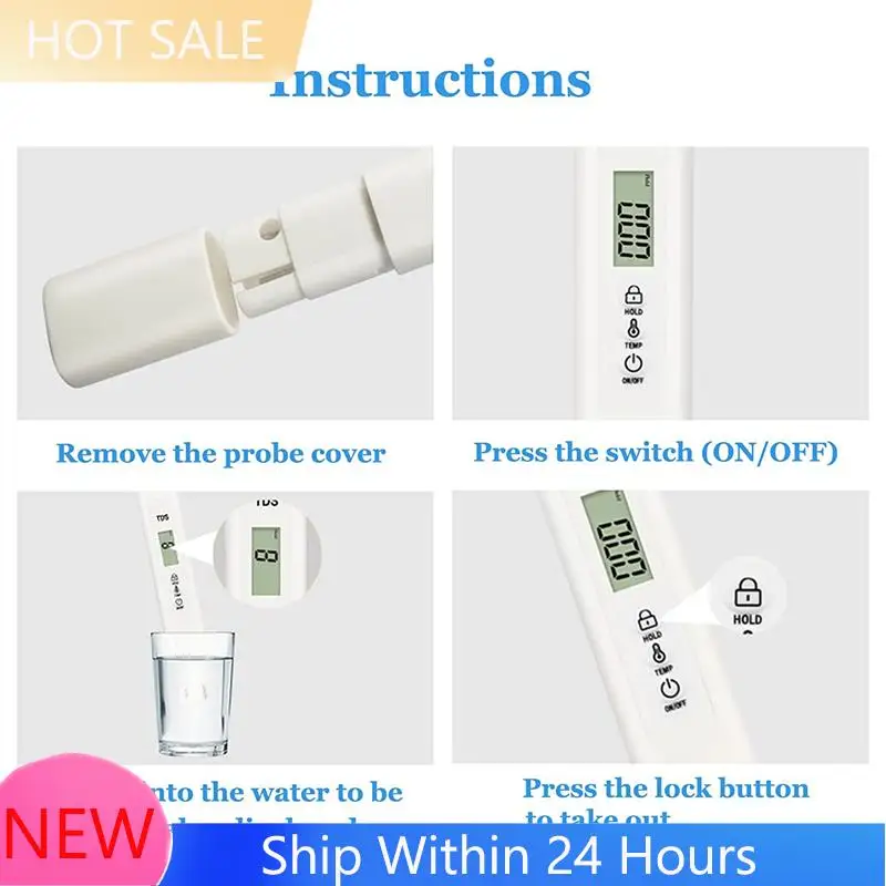 

A78K New PH And Meter, 3 In 1 PH And Water Quality Tester Combo, ±0.01 PH Accuracy And ±2% Accuracy PPM Meters