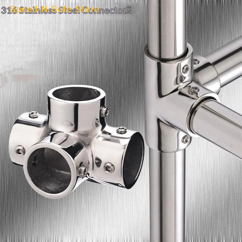 Stainless Steel Boat Pipe Connector Seamless Fit Leak Proof Marine Grade Adapter for Boat Maintenance & Upgrade Free Shipping