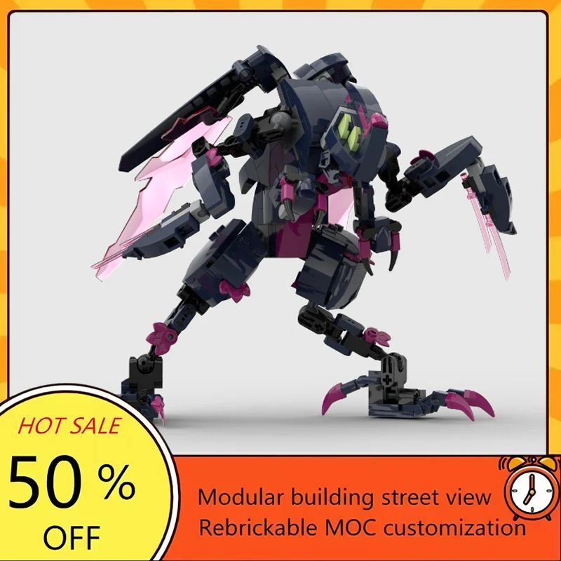 

Набор из 300 деталей: Популярная модель из фильма «Звездные войны», конструктор MOC, модульный боевой робот, технологичный подарок, праздничный набор для сборки, детский игрушечный комплект