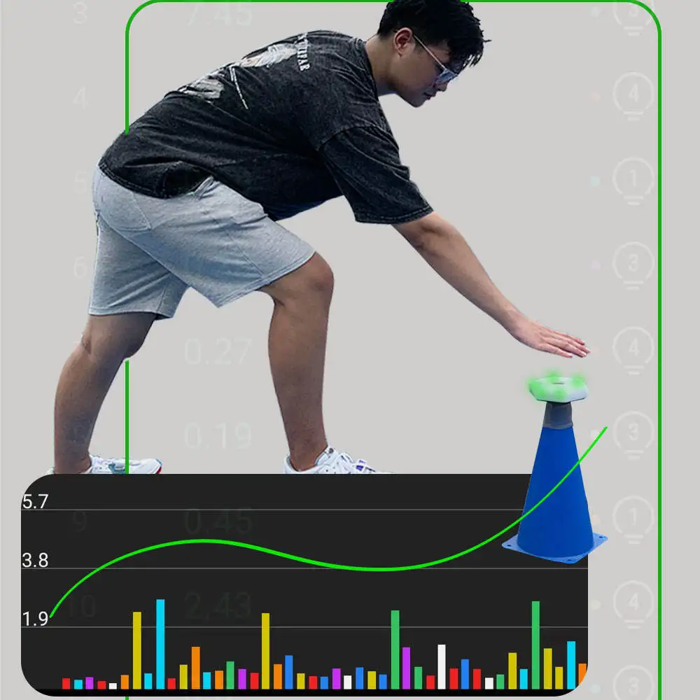 

Athletes Fitness Equipment Agility Response Training Light Training Speed Improvement Agility Training Light 8 Lights + App