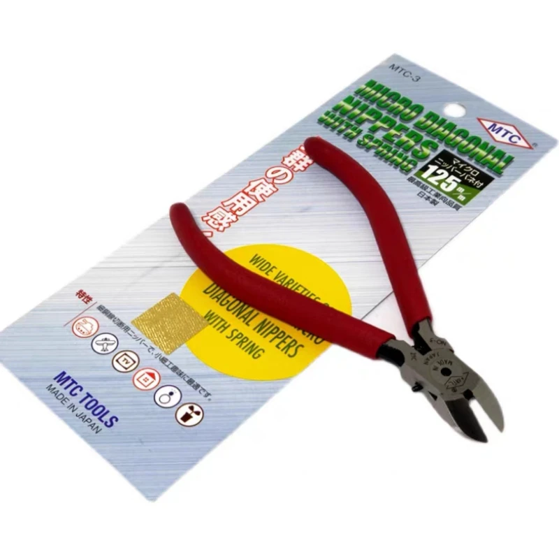 Japan Imported MTC-2D/3/4/5 Precision Electronic Diagonal Pliers Ideal for Wire Cutting and Deburring with Excellent Performance