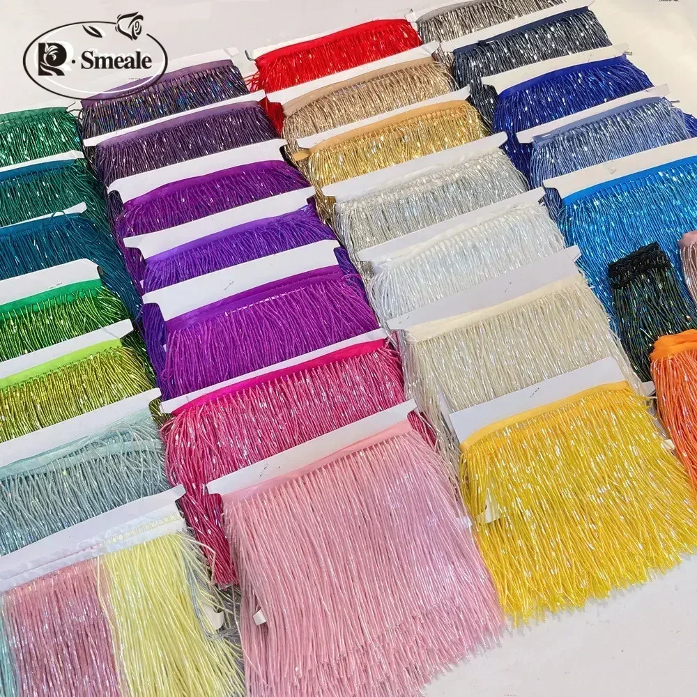 15 cm di larghezza 38 colori grigio blu tubo nappa accessori per abiti in pizzo abito da sposa e da sera decorazione in rilievo RS3052