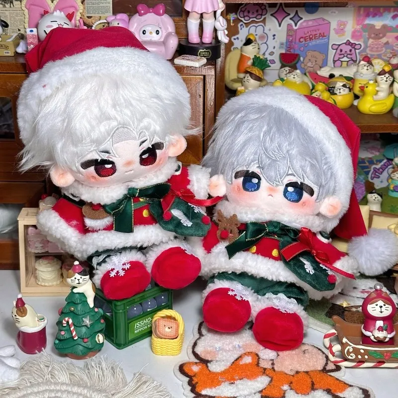 

Только одежда для куклы, комплект платьев 20 см, рождественская серия, атмосферная одежда, свитер, брюки со шляпой, милая одежда, аксессуары, подарки