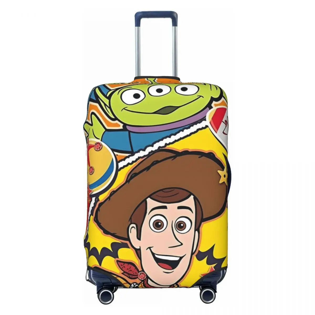 

Custom T-Toy Cartoon S-Story Cartoon Suitcase Cover Elastic Woody Buzz Luggage Protective Covers for 18-32 inch