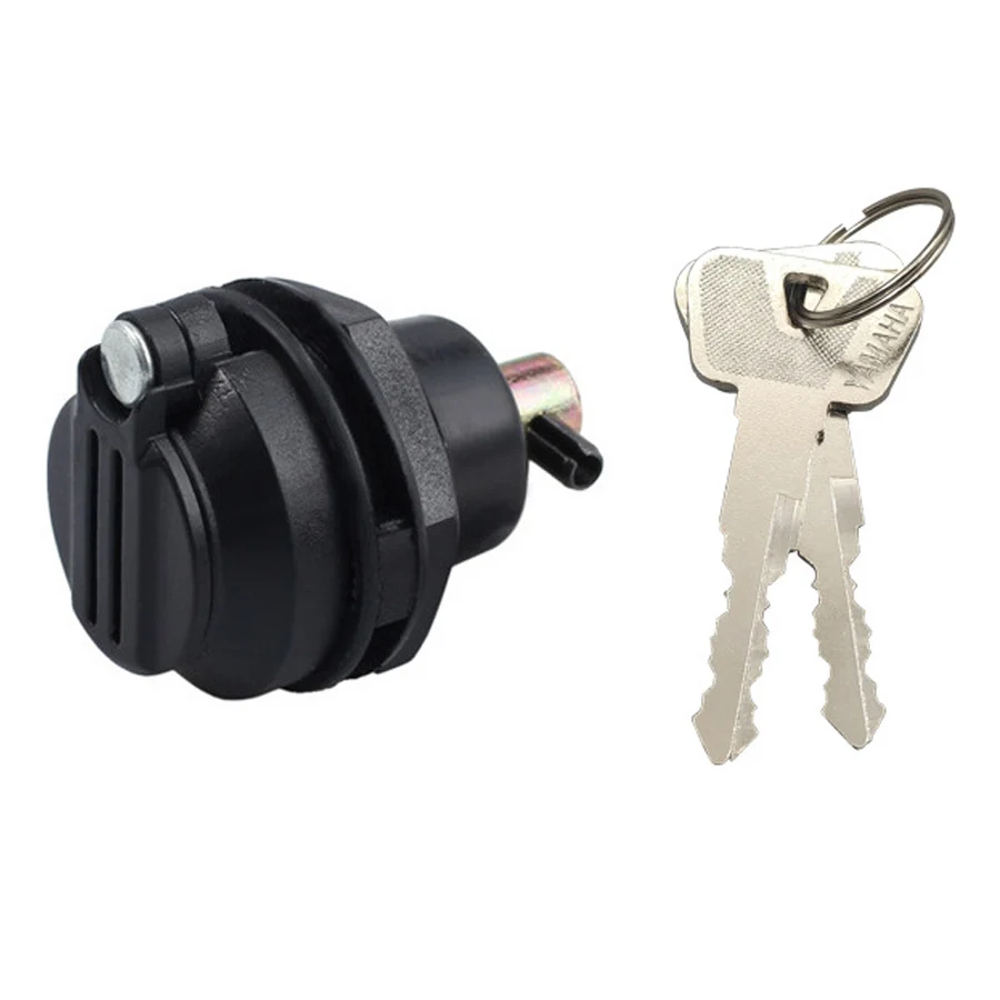 For Yamaha YBR125 Accessories Motorcycle Side Cover Lock With 2 Keys 125cc Motorbike Switch CNC Scooter Aluminum Parts