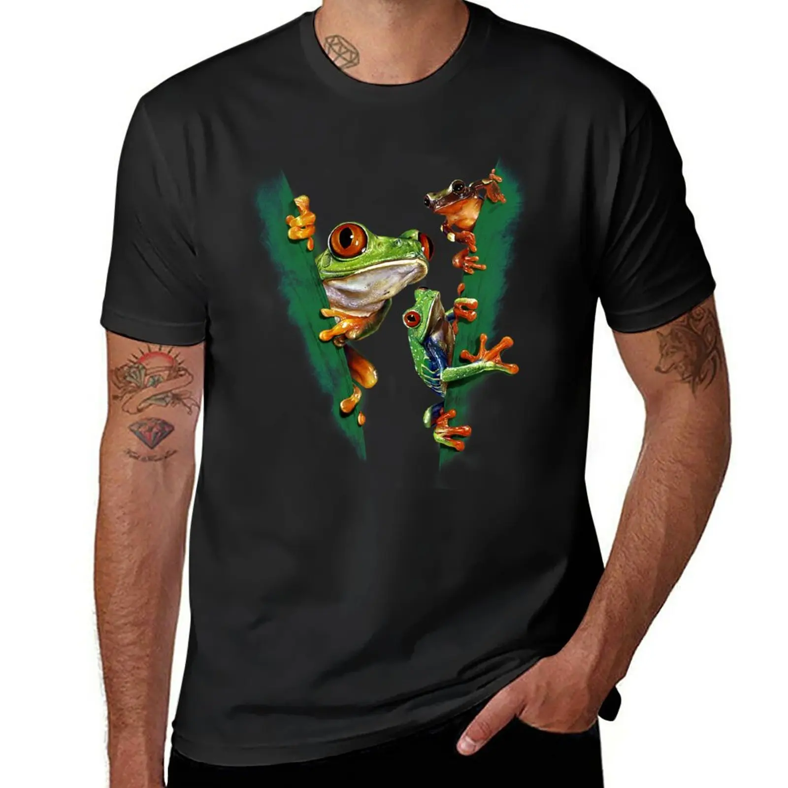 

Tree Frogs T-Shirt tees quick drying Men's t-shirts