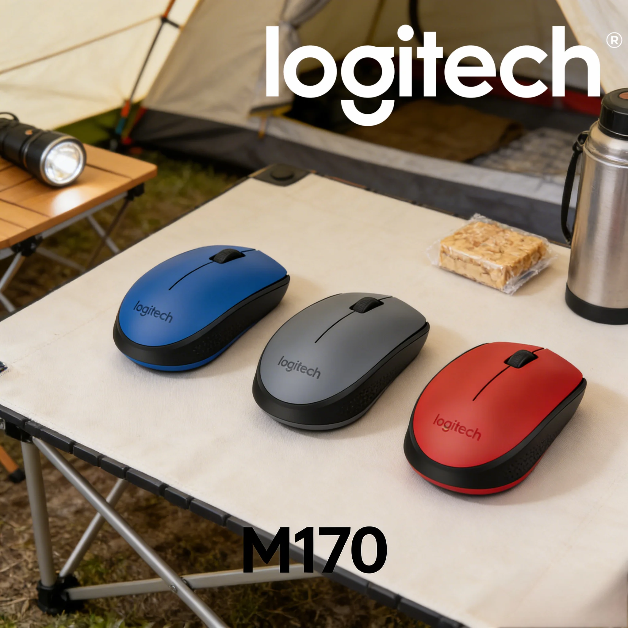 

Беспроводная мышь Logitech M170 обладает удобным и нескользящим захватом, отражающим качество и долговечность продукции Logitech.