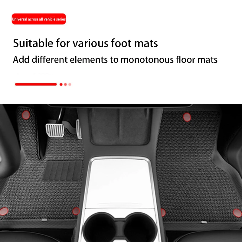4PCS/8pcs Car Floor Mat Caret Clips Fixing Non-Slip Fastener Clips For Holders Grips Clamps Floor Holders Car Accessories 4