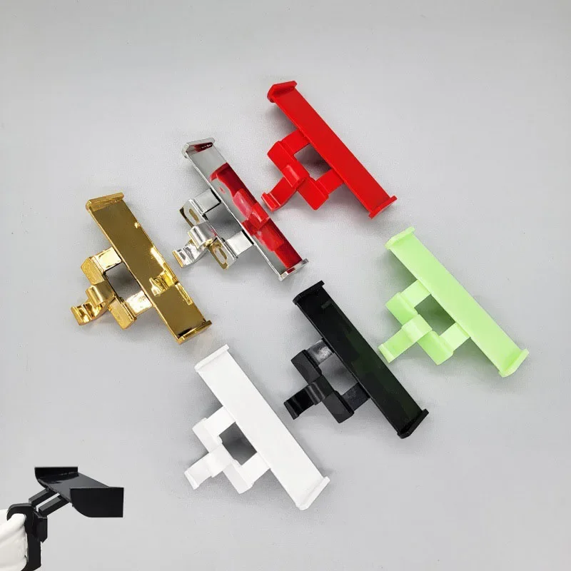 2pcs/lot spoiler wing for shoe buckles sandals charms fluorescence Cave Slipper tail decoration accessories kids adults gift