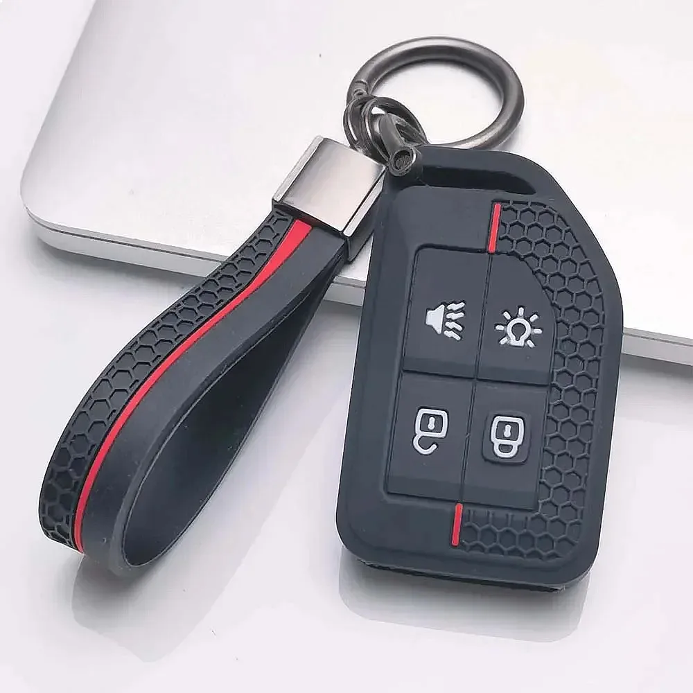 For Volvo New FM FH Truck Key Case FH16 Tractor Van Heavy Truck Key New Style High Quality Silicone Protective Cover Buckle