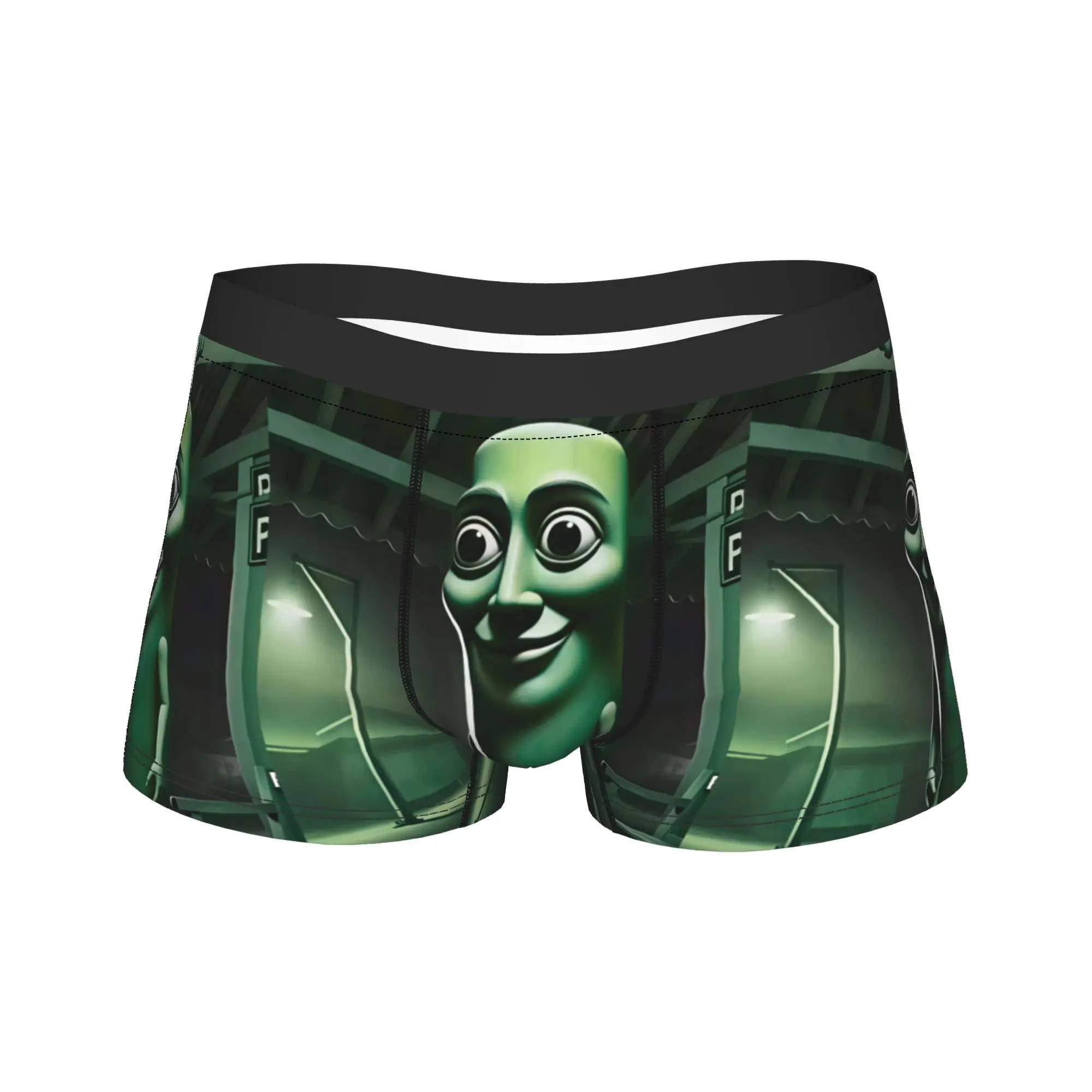 Tung Tung Sahur Green Variant Character Art Boxershorts Pouch Underwear Trenky Custom Shorts Briefs Comfortable Males Underpants