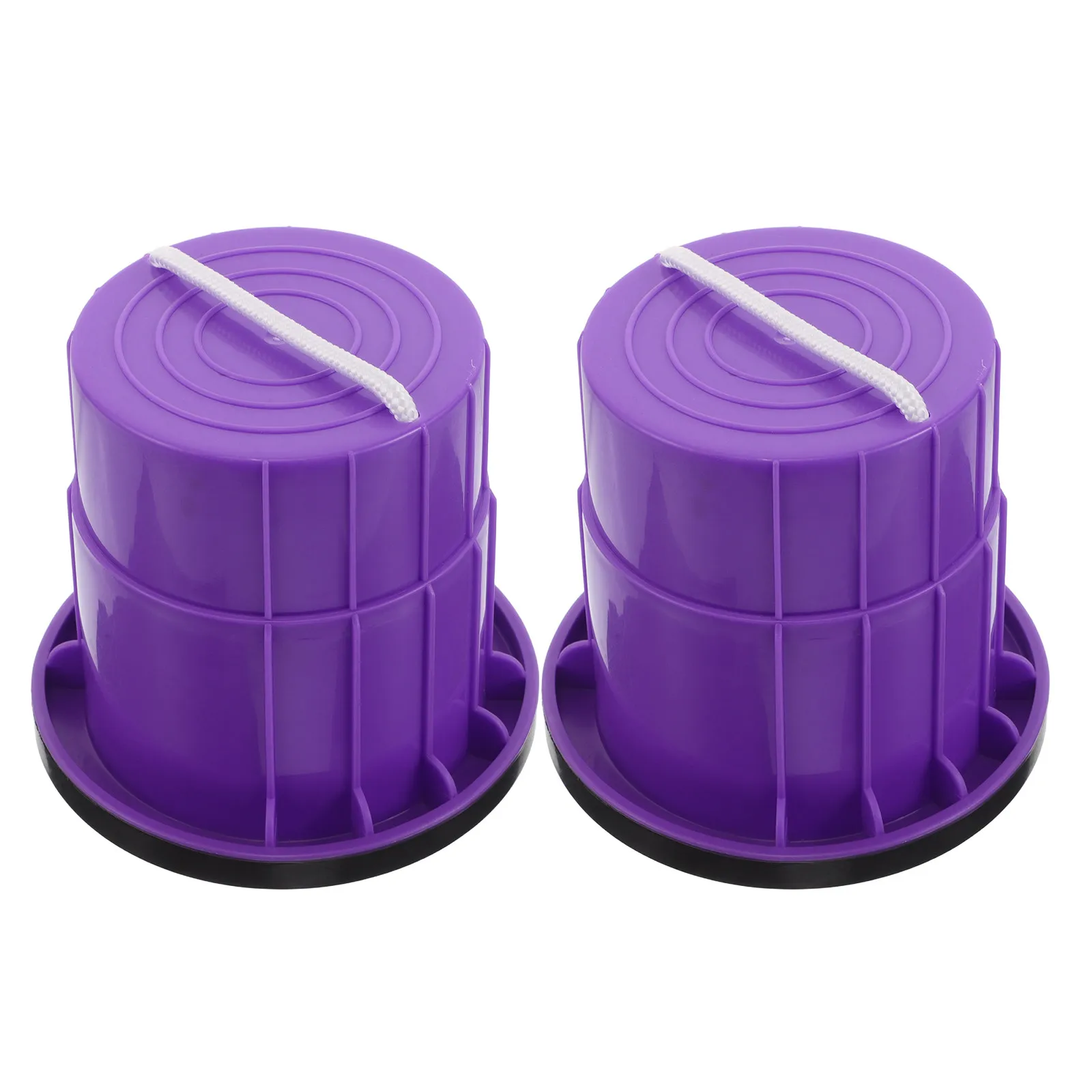 1Pair Kids Stilts Vibrant Plastic Walking Cups Balance Buckets Indoor Outdoor Playground Sensory Training Coordination Stepping view 5