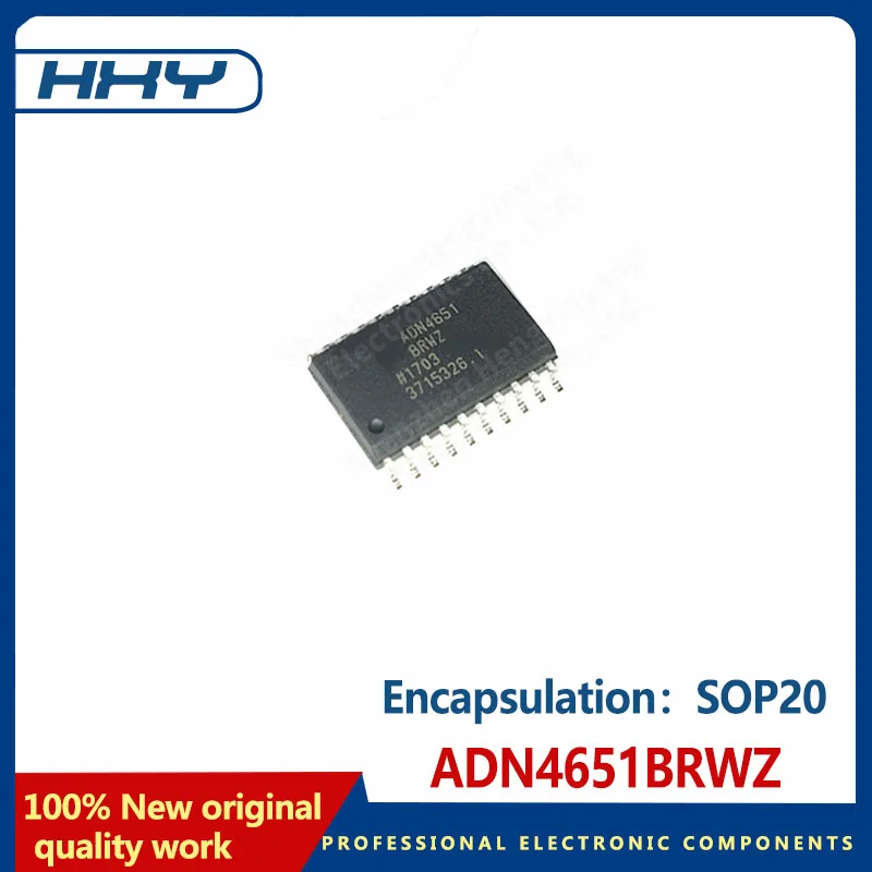 1pcs    The ADN4651BRWZ is packaged with SOP20 analog mixed signal