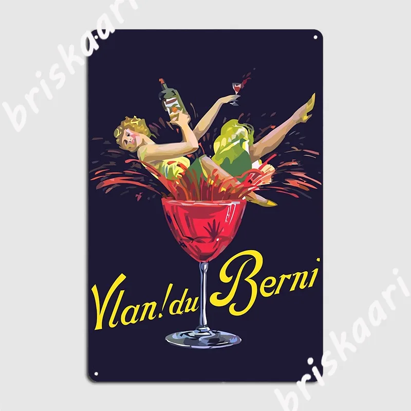 Vlan Du Berni Metal Sign Plaques Cinema Living Room Create Garage Club Tin Sign Poster