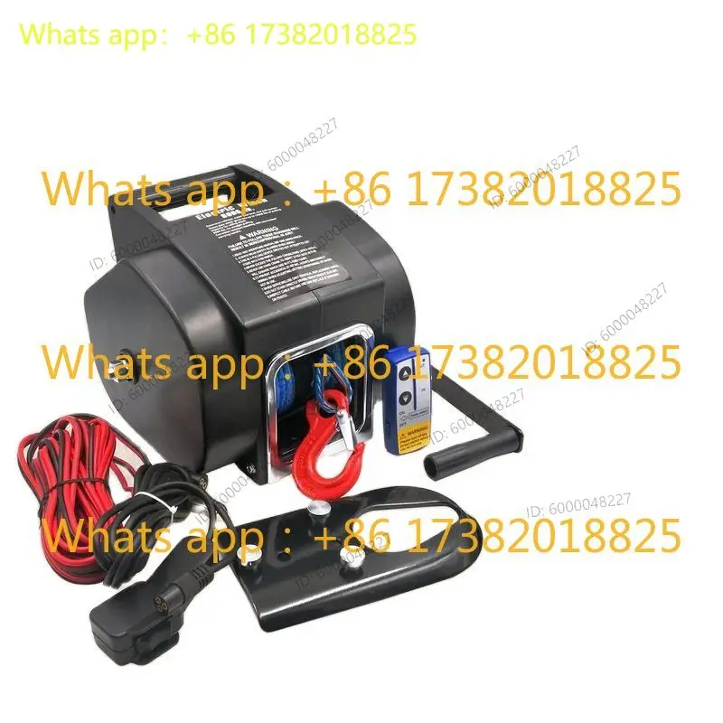 12V 5000 Lbs 500W SUV Winch Electric Marine Portable Self-rescue *Hoisting *Portable Car and Boat Winch Wireless