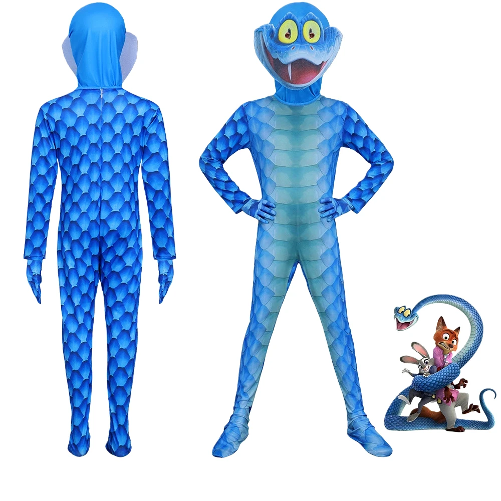 

Zootopia 2 Cosplay Clothes Gary Snake Cosplay Clothes Christmas Costume Children'S Program Performance Clothes Strange Gift