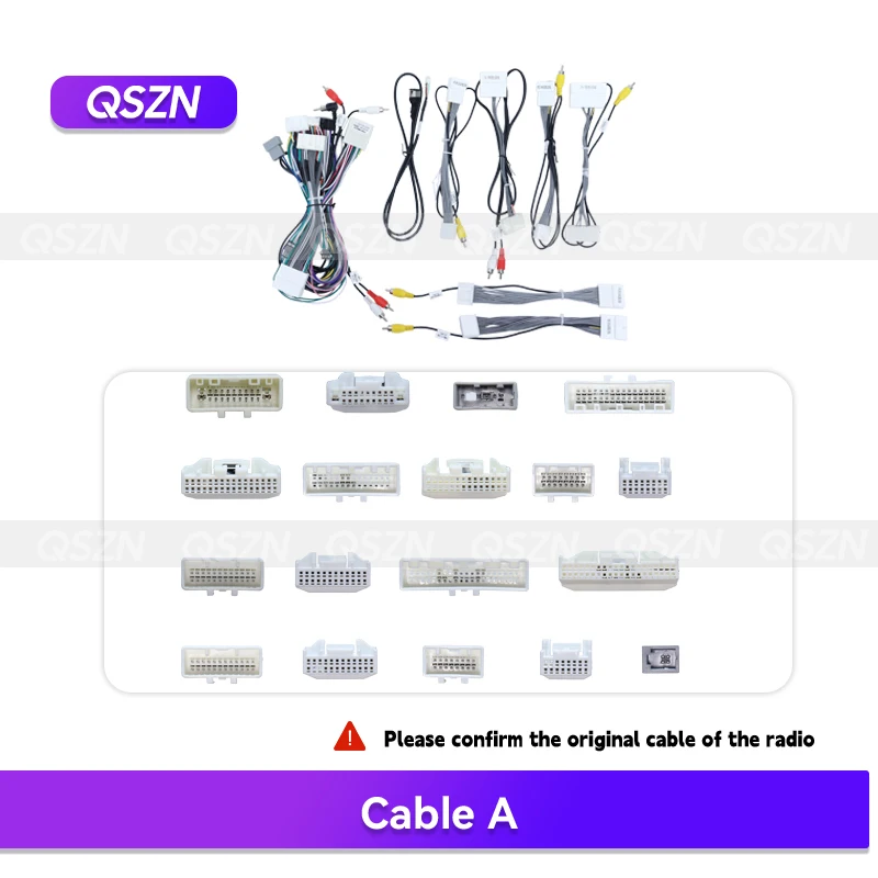 QSZN For NISSAN Quest/Elgrand E52 2011-2015 Cable Wiring Car Frame Fascia Adapter Canbus Box Decode Android Radio Dash Panel