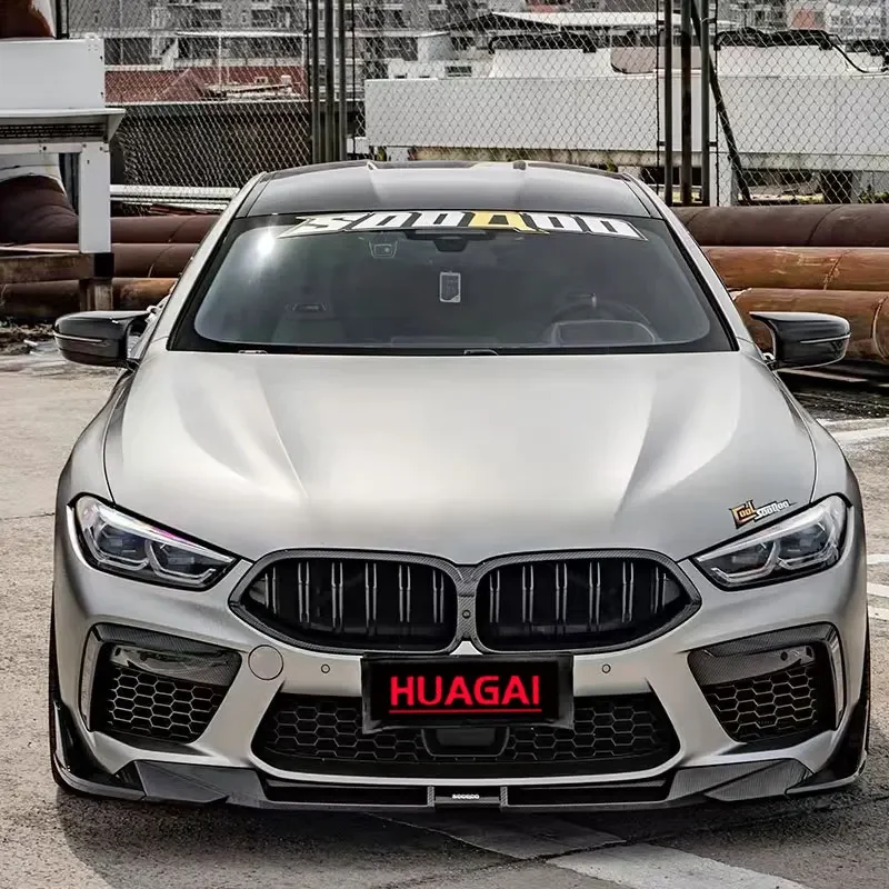 For BMW M8 F91/F92/F93 2020+ Genuine Dry Carbon Fiber Body Kit SQ Model Rear Wing Front and Rear Lips Spoiler