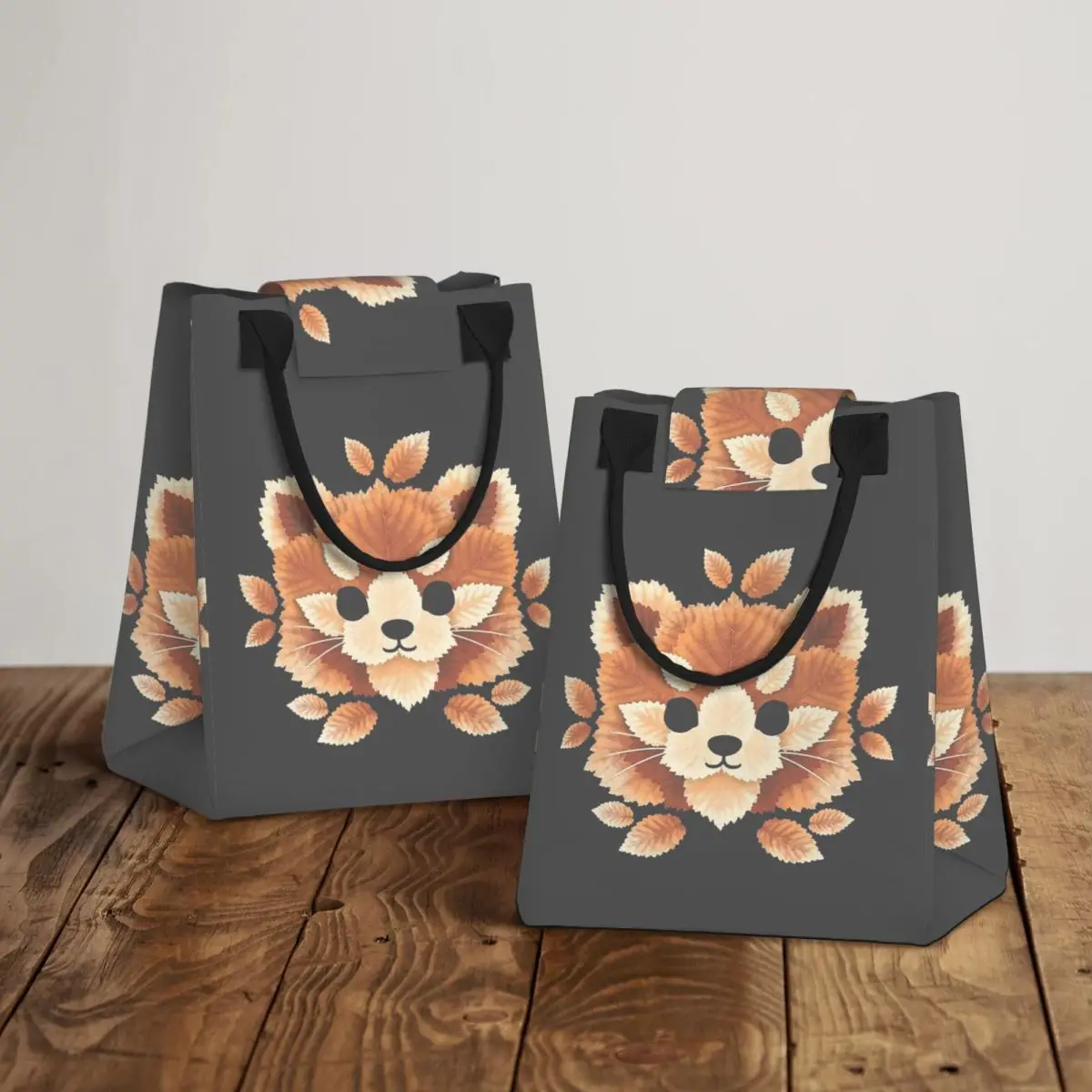 

Red Panda Animal Insulated Lunch Bag for Women Children Portable Food Boxes Thermal Lunch Box Tote