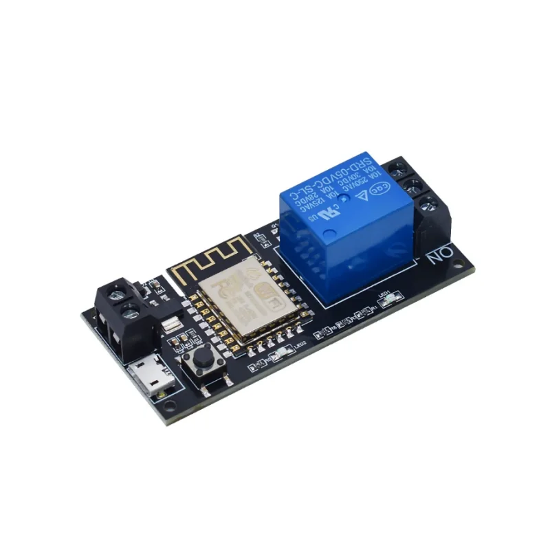 Módulo de Relé de Controle Remoto para Sinilink App, WiFi, Celular, Smart Home, DC6V-36V, ESP-12F, XY-WF3