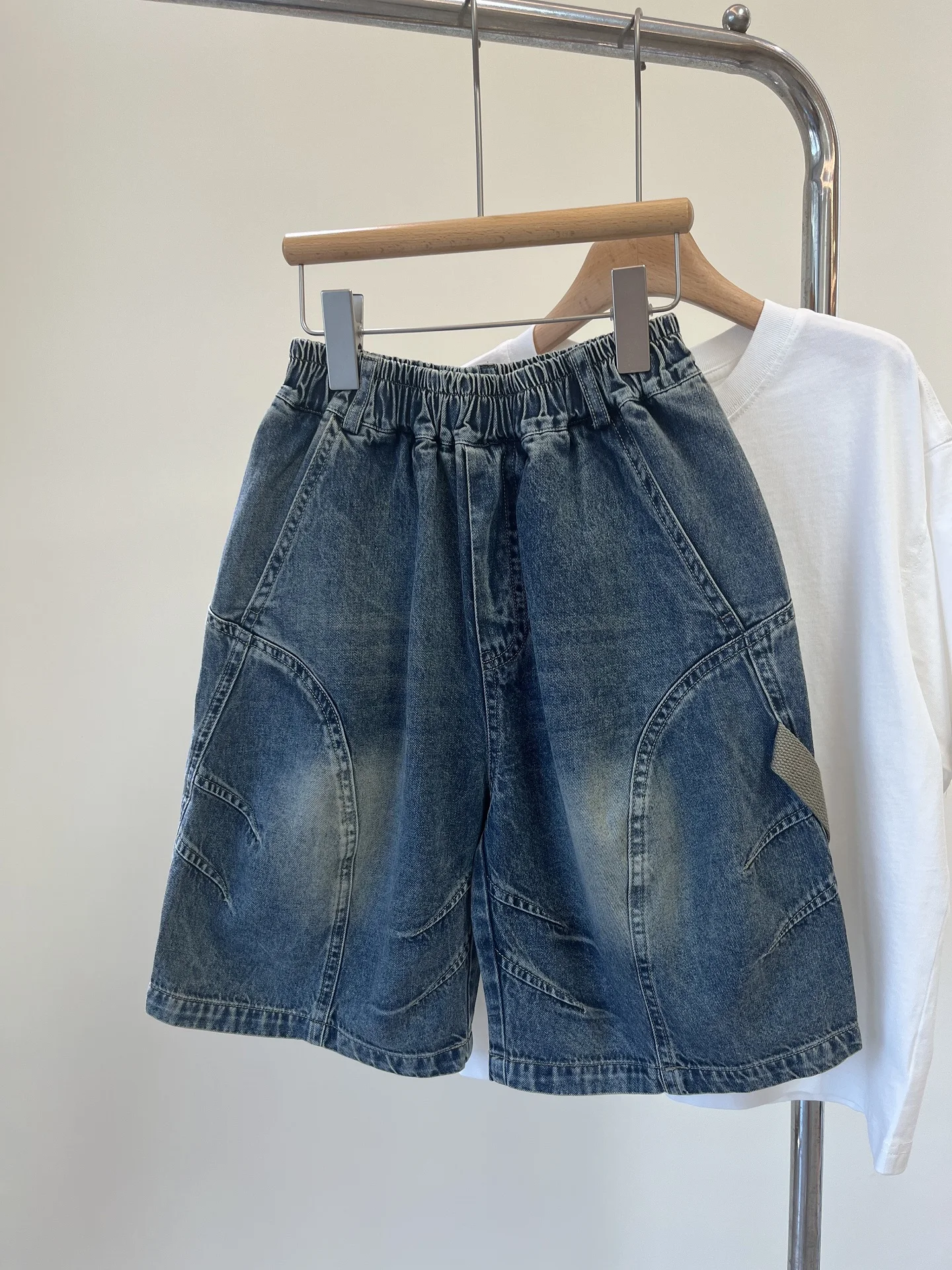 vetements-tendance-pour-enfants-vetements-de-travail-pour-enfants-jeans-pantalons-mi-longs-ete-unisexe-coton-coupe-droite-pantalons-cinq-quarts