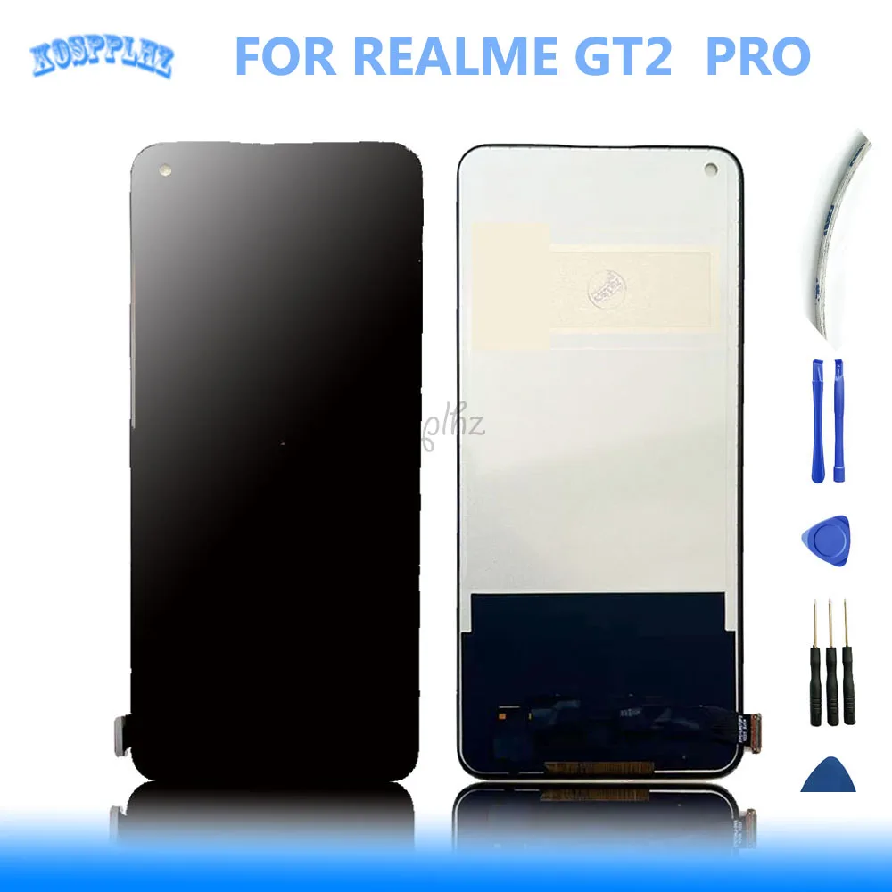 

TFT качество для OPPO Realme GT2 Pro RMX3301 RMX3300 ЖК-дисплей с цифровым преобразователем сенсорного экрана в сборе, замена без отпечатков пальцев