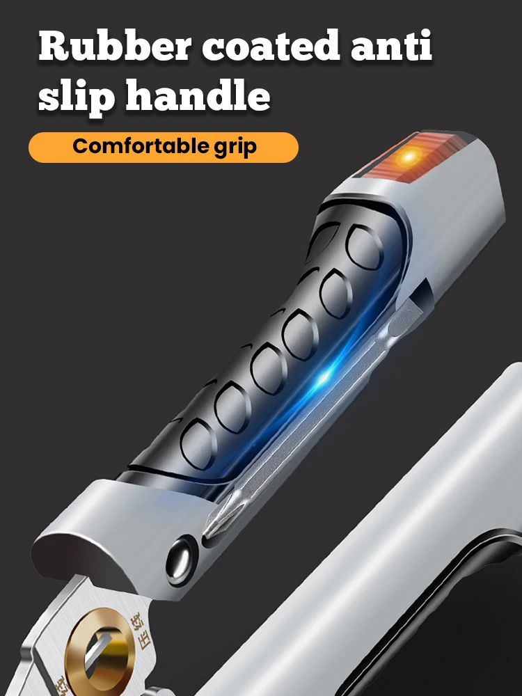 Crimper Cable Cutter Adjustable Automatic Wire Stripper Multifunctional Stripping Crimping Pliers Terminal Hand Tool