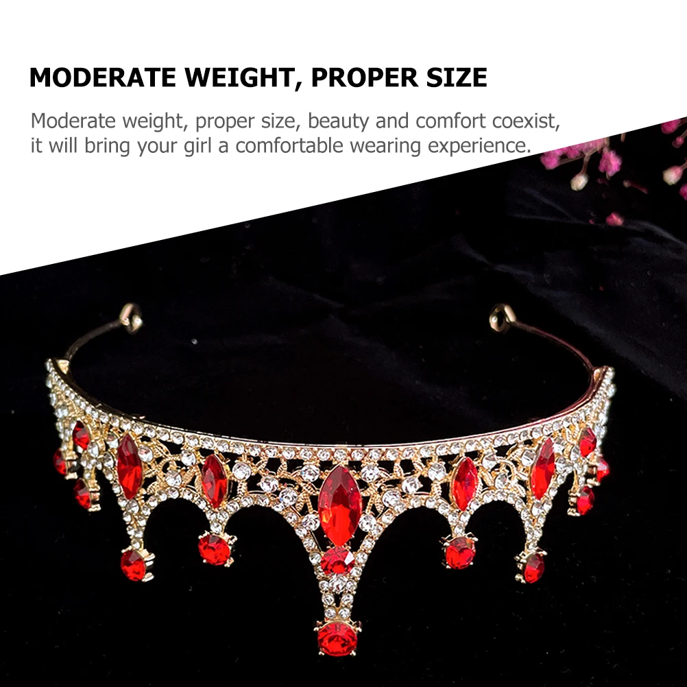 

Rhinestone Crystal Crown Headband for Party Headdress Crowns Headbands Birthday Hair Accessories Party Favors