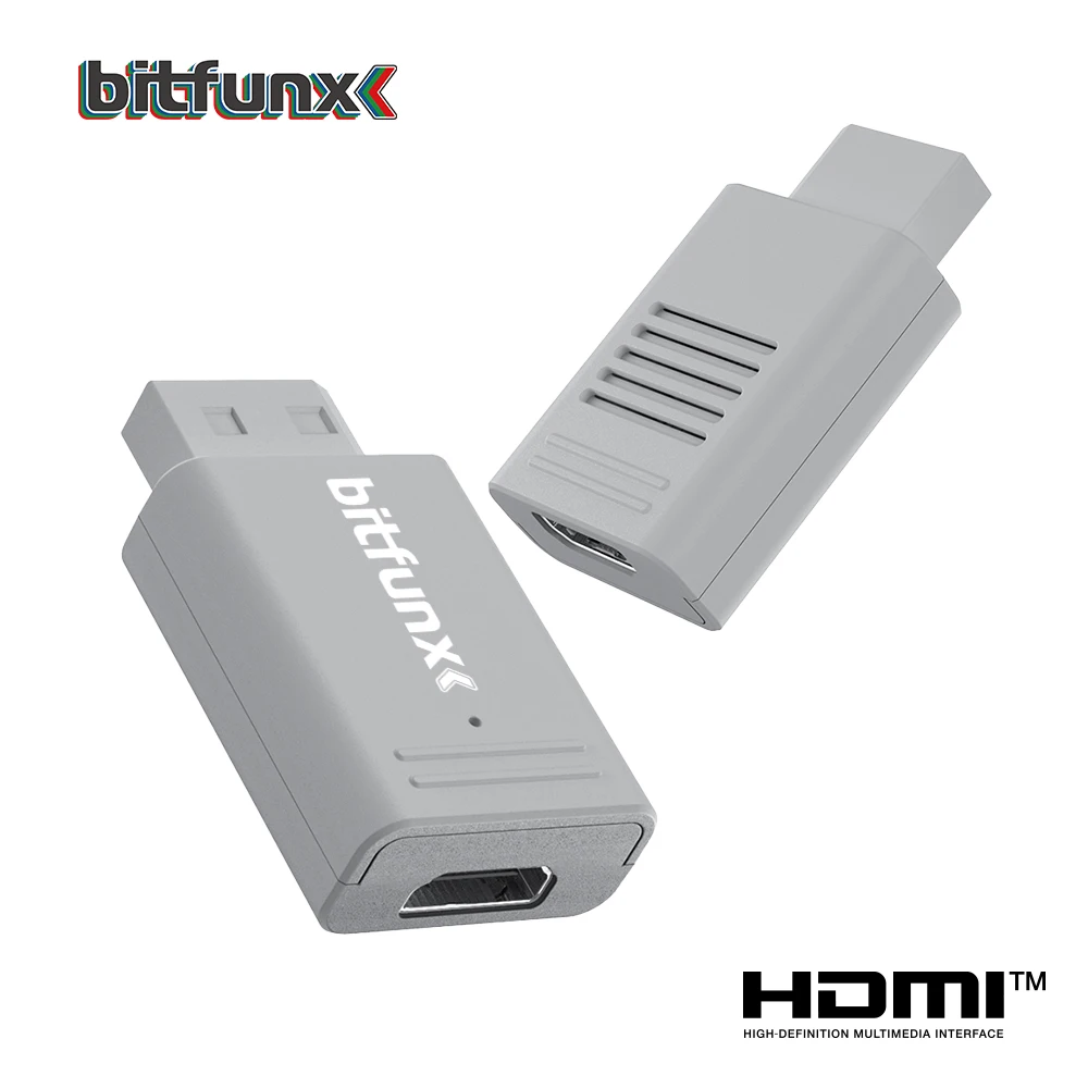 Bitfunx Mini Video Audio Adapter YPBPR to HDMI™ Converter for PAL NTSC Wii Game Console Plug and Play