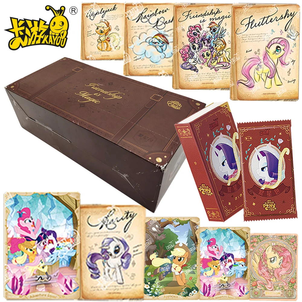 

Оригинальная коллекционная карта KAYOU My Little Pony, американская анимация, изысканные карты, детские Cherish Pinkie Pie, шип, креативные игрушки