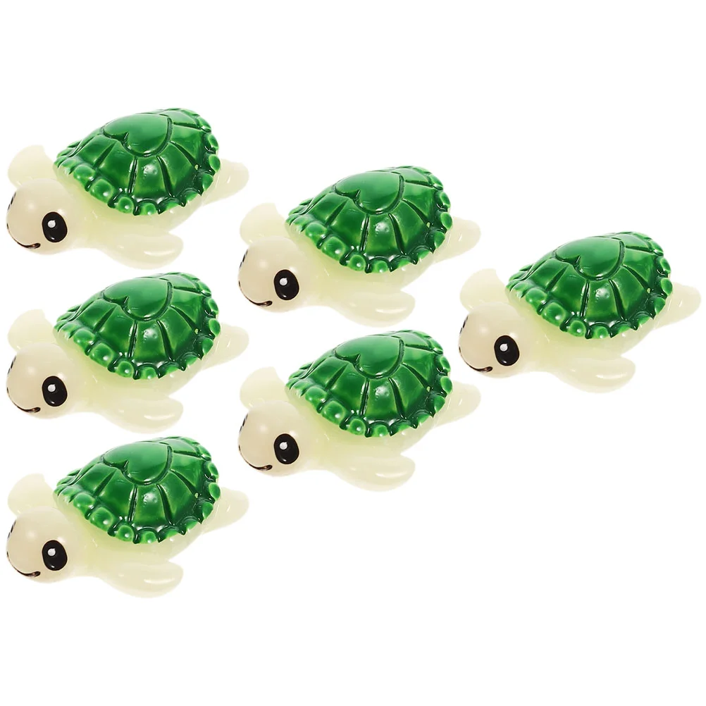 

20pcs Mini Turtle Model Resin Figurines Tiny Tortoise Toys Landscape Accessories Non Fading Garden Decoration Miniature