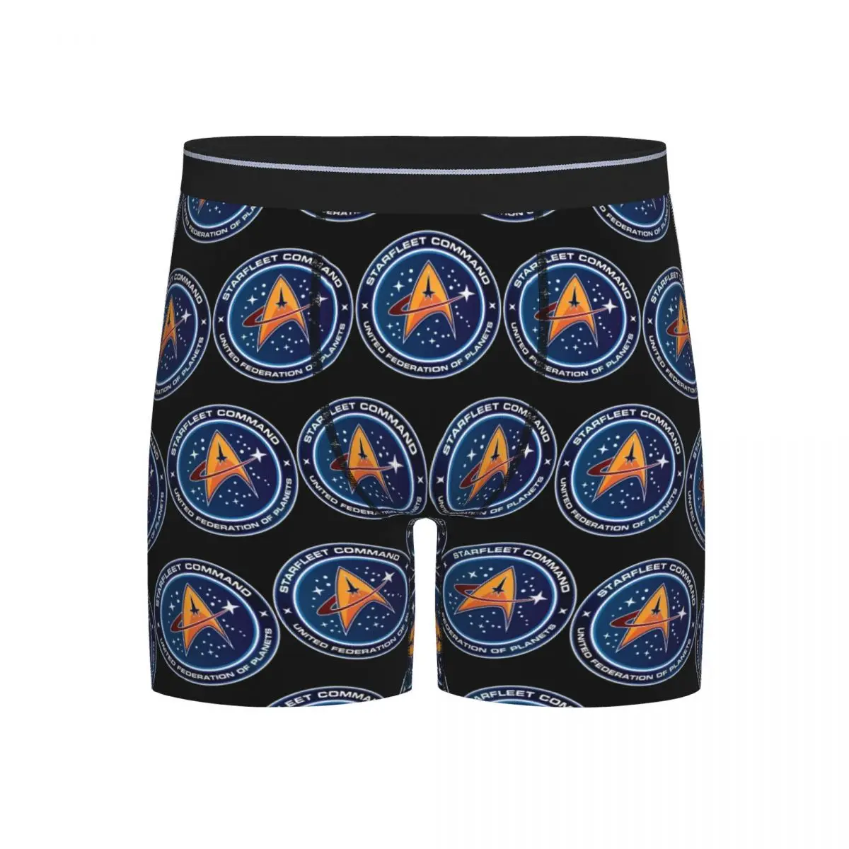 

Long Boxer Underpants Shorts Star Treks Science Fiction TV Series Panties Male Soft Underwear for Homme Man Boyfriend Gifts