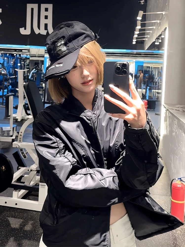 الأمريكية Sle ort سستة البيسبول Jaet الرجال النساء الخريف كلينفيت الوقوف طوق الطيران ملابس خارجية غير رسمية ألياف البوليستر