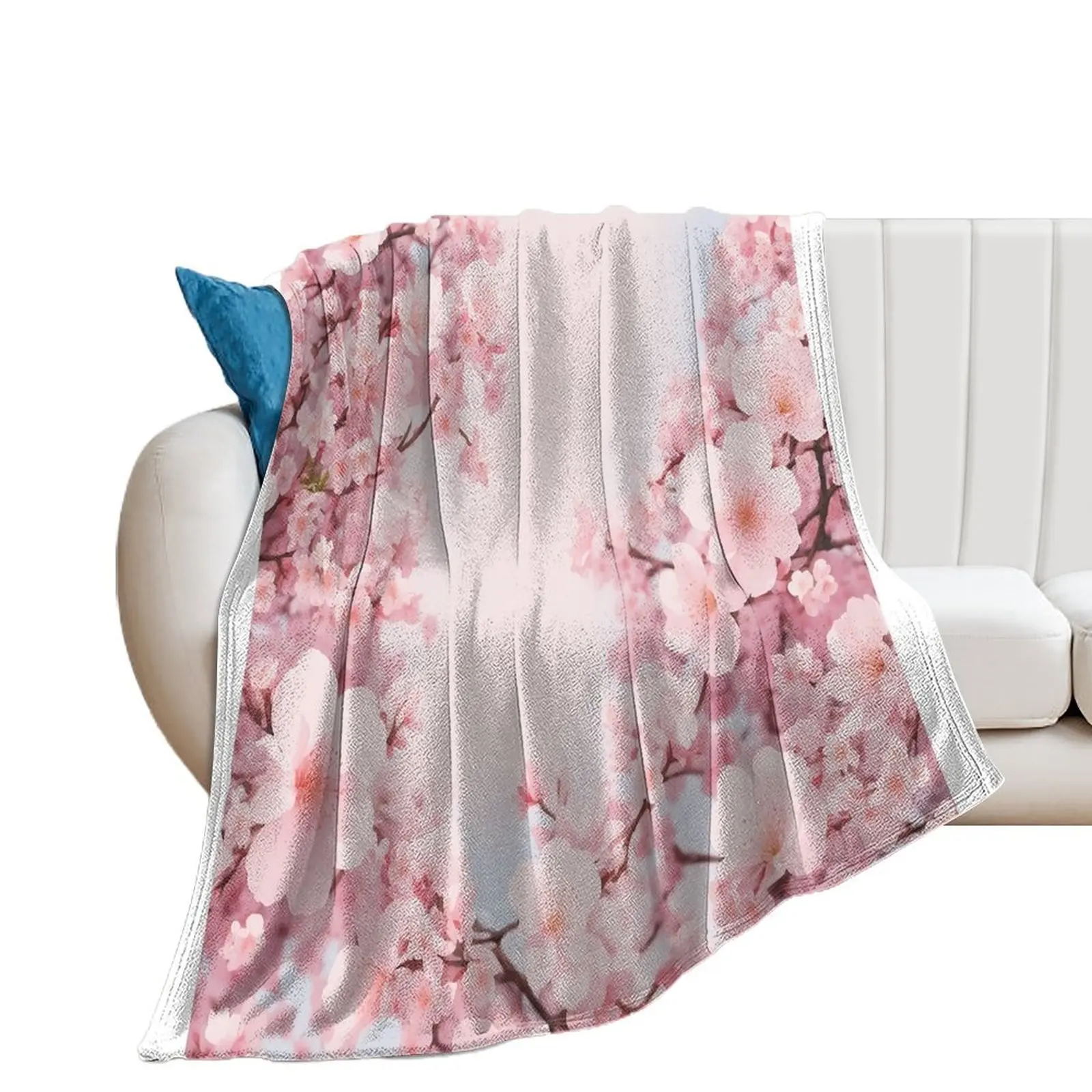 

Beautiful sakura Throw Blanket Comforter Bed covers Blankets