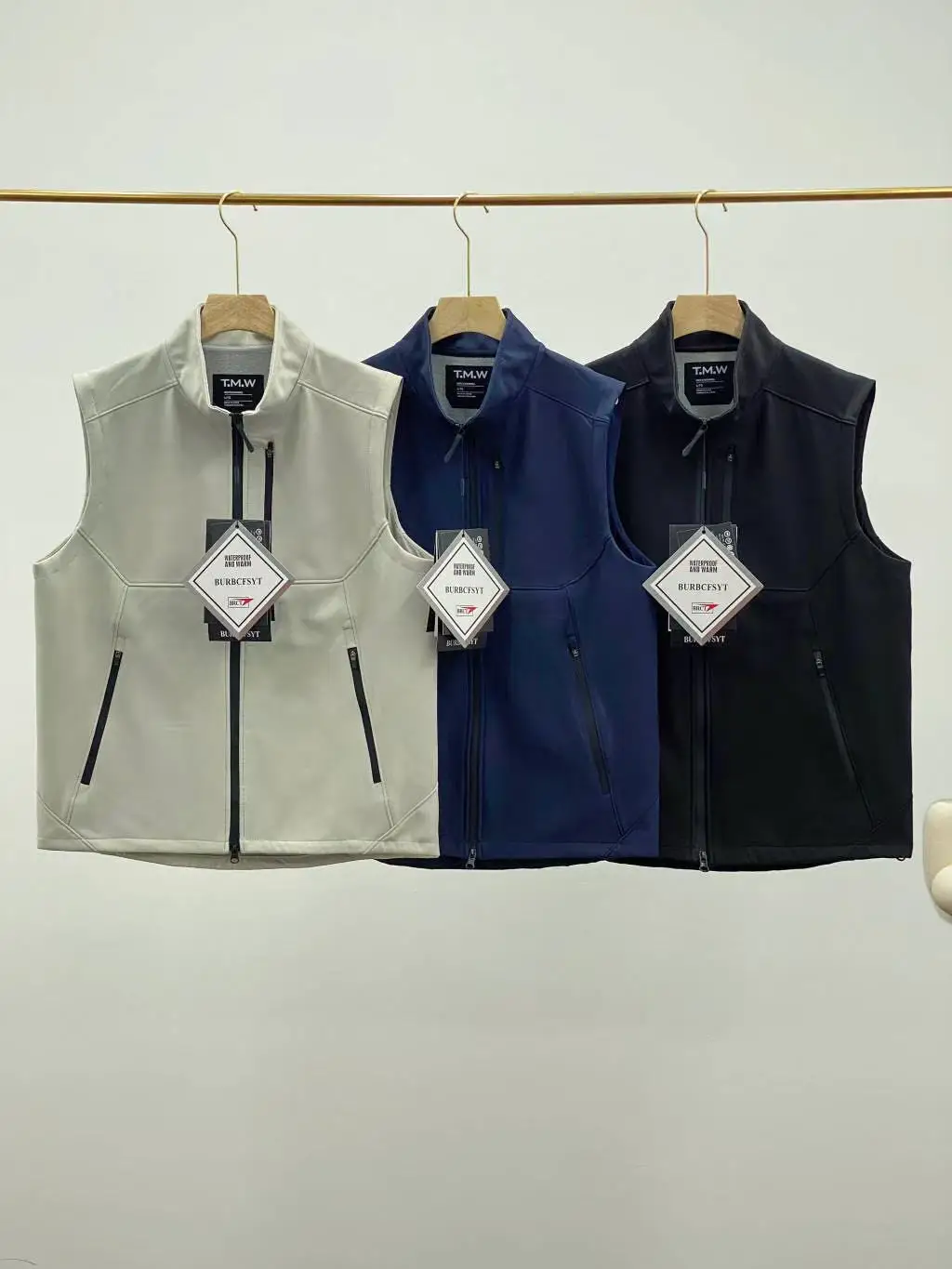 

Men's Outdoor Windproof Waterproof Stand Collar Workwear Jaet Autumn Winter Fiing Hiking Travel Versatile Zipper Closure ...