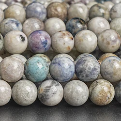 6/8mm Natural Purple Hackmanite Smooth Loose Stone Beads Gemstone Stone Beads For Jewelry Design Necklace Bracelets DIY