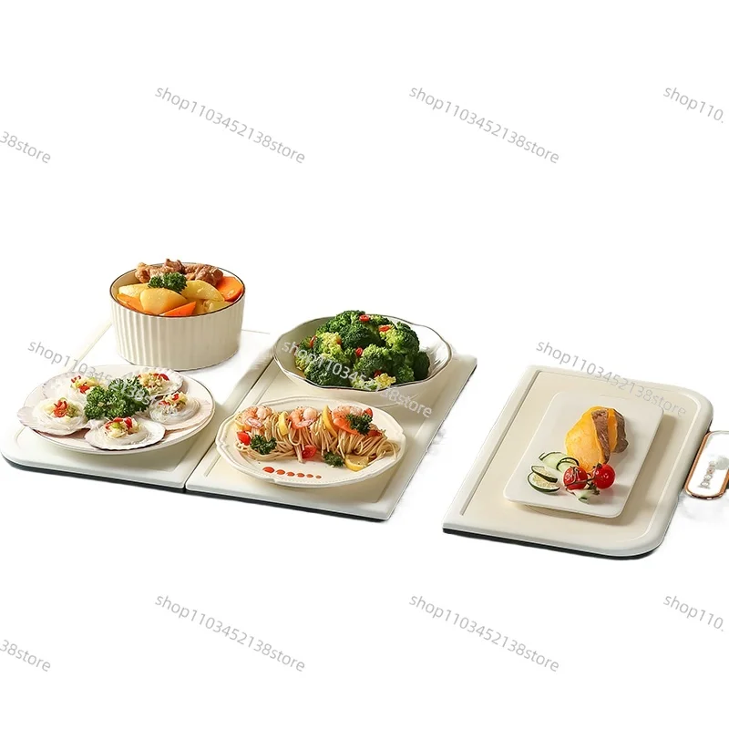 

Warm Dishes Board 220V Spliceable Electric Hot Plate Food Heat Preservation Home Heating Table Mat Coffee Warmer