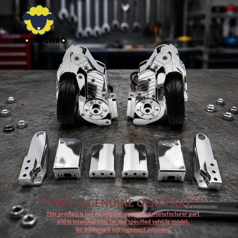 Latest Powerful HD Indian K1600 GTL Reliable Chrome Aluminum Motorcycle Parking Stand Assist Wheels Gold Wing Landing Gear