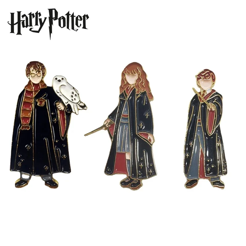 

Harries Potter Anime Figures Brooch Clothes Enamel Pin Badges Jewelry Accessories Kids Gift Backpack Badge Brooches Lapel Pins