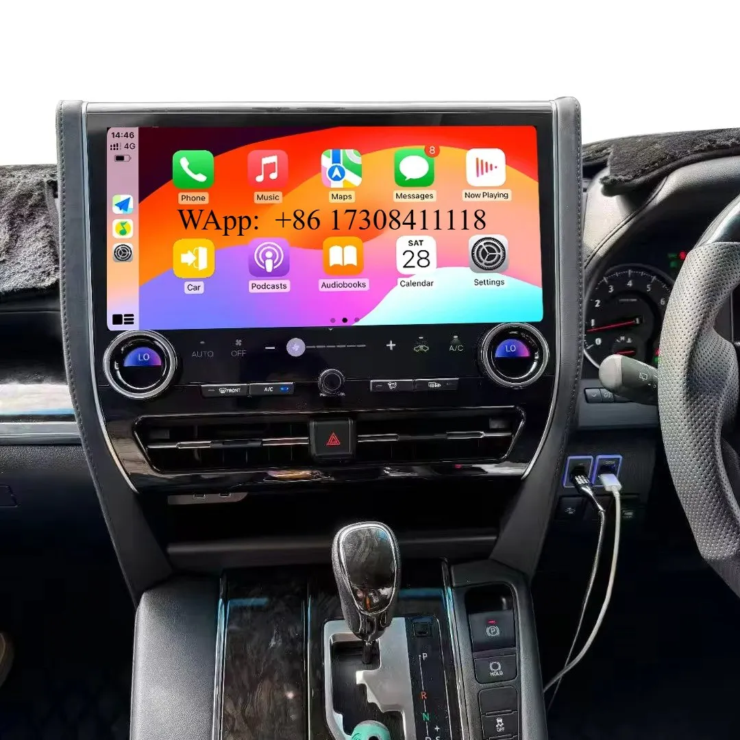 

Gerllish for Alphard Vellfire 30 Series A30 Upgrade Alphard 40 Series A40 Android 15 Inch Car Radio Video Player