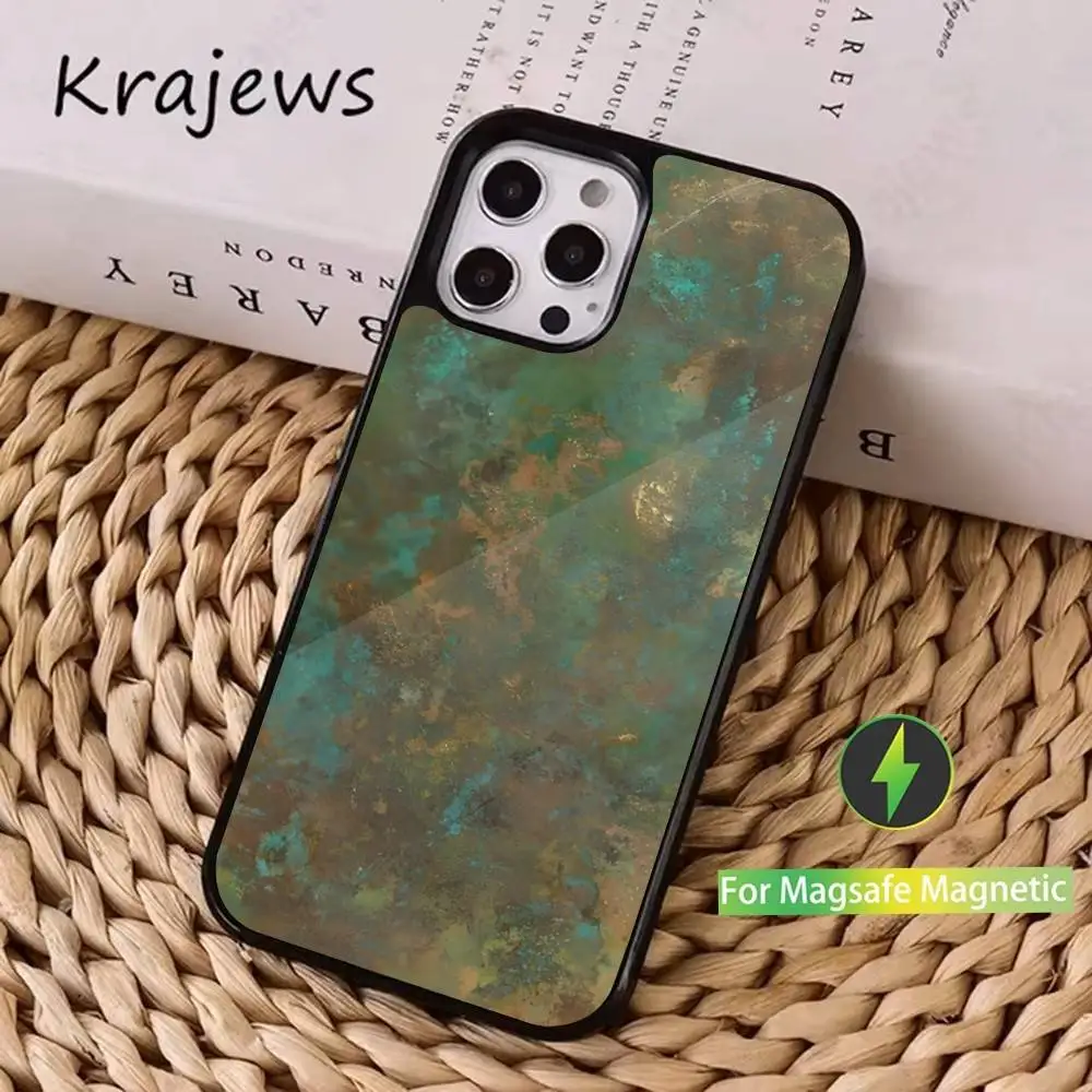 Rusty Retro Style Industrial Case For iPhone 16,15,14,17,13,12,11,Pro,Max,Plus,Mini, Magsafe,Magnetic Wireless Charging Case - Image 6