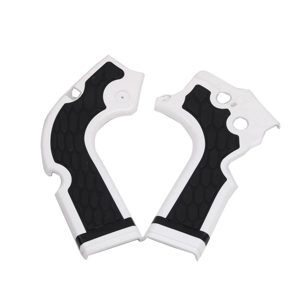 ホンダモーターサイクル用フレームガードカバー,保護カバー,ホワイト,crf250r,crf450r,crf 250r,450r,201-2016