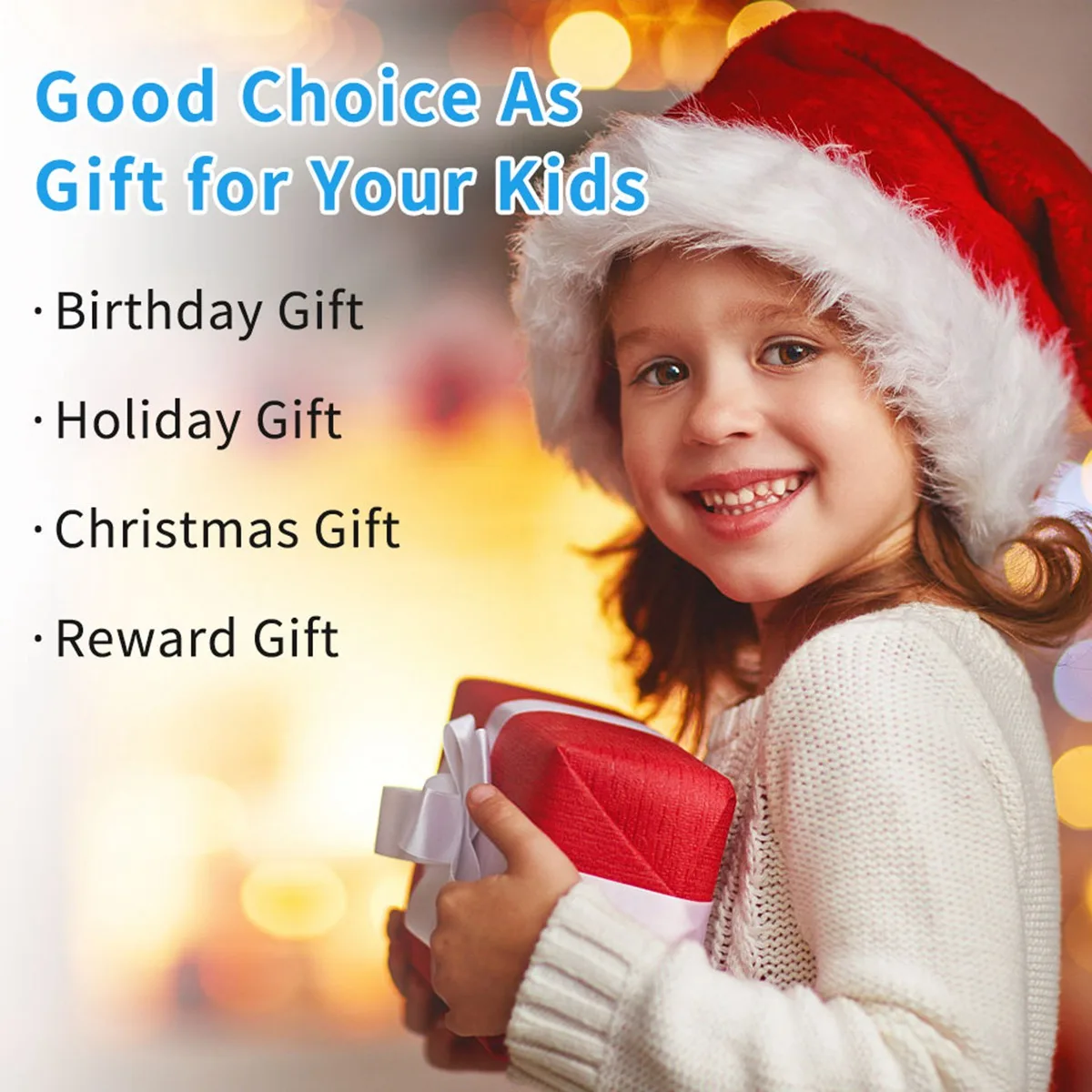 HFES كاميرا الأطفال مقاوم للماء 1080P لعبة سيلفي صغيرة للأطفال كاميرات رقمية 32G كاميرا فيديو لعبة هدايا أعياد ميلاد للأطفال