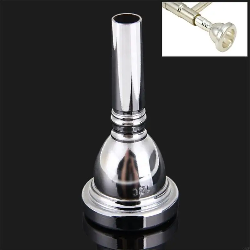 02DF 12C Altos Trombone Mouthpiece Replacement Copper Alloy Small Shank Trumpet Mouthpiece High End Trombone Mouthpiece