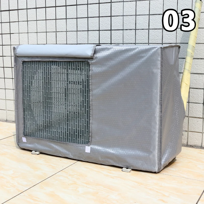 Outdoor Air Conditioning Cover Oxford Cloth Waterproof, Sunproof, Dustproof and Insect-Proof Air Conditioner Protective Cover