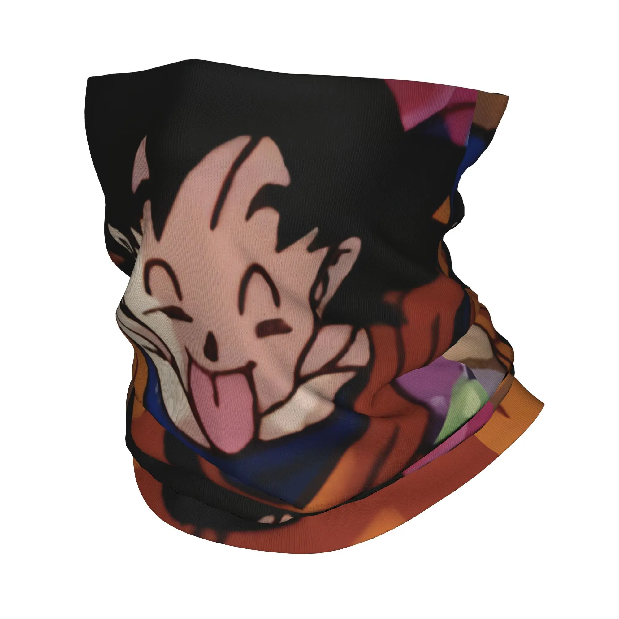 

Игривая бандана с принтом Гоку из Dragon Ball, забавный шарф-мем, многофункциональная повязка на голову, унисекс, для бега, зимняя, для взрослых
