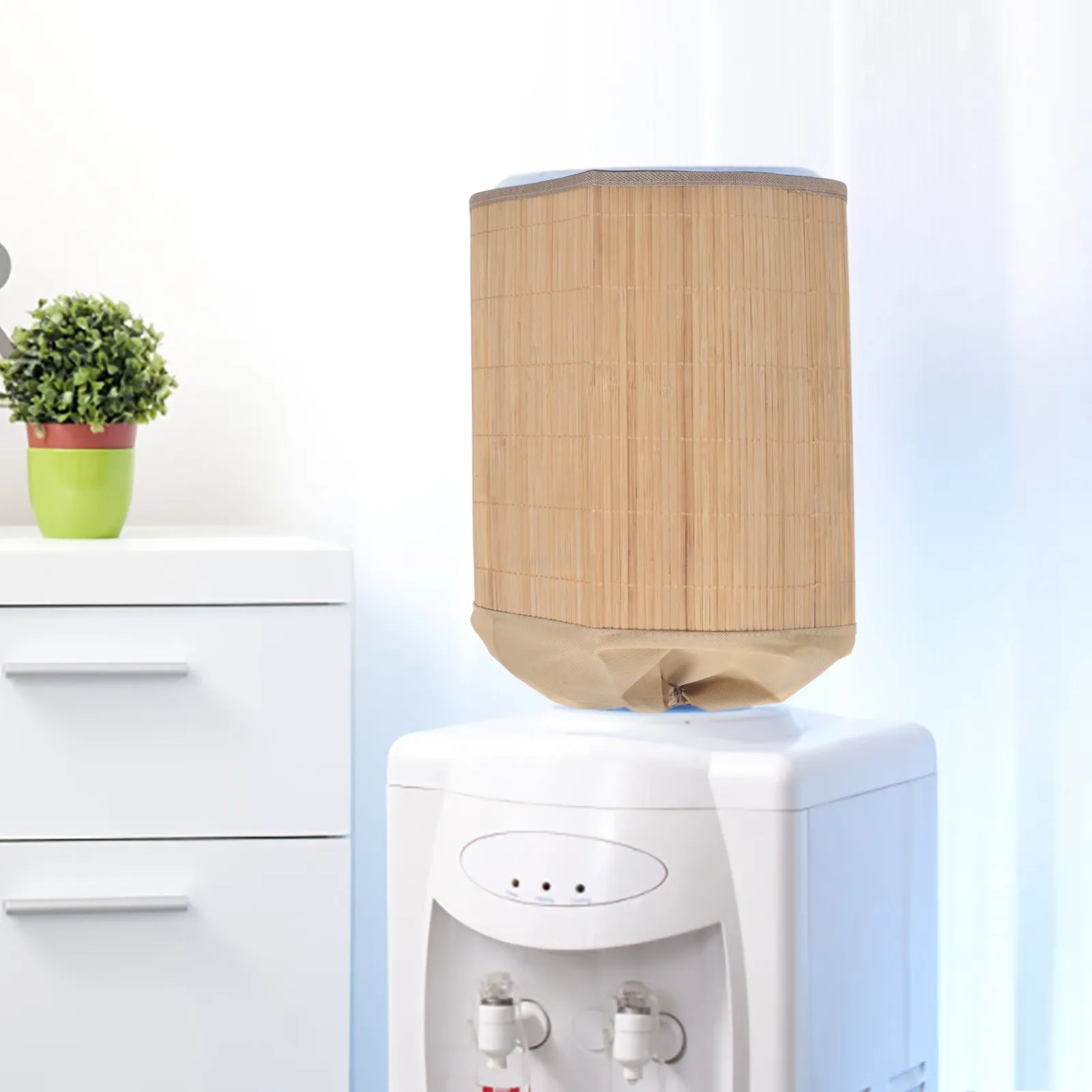 

Декоративный плетеный чехол из бамбука для галлонной бутыли с водой, в деревенском стиле, для домашнего использования