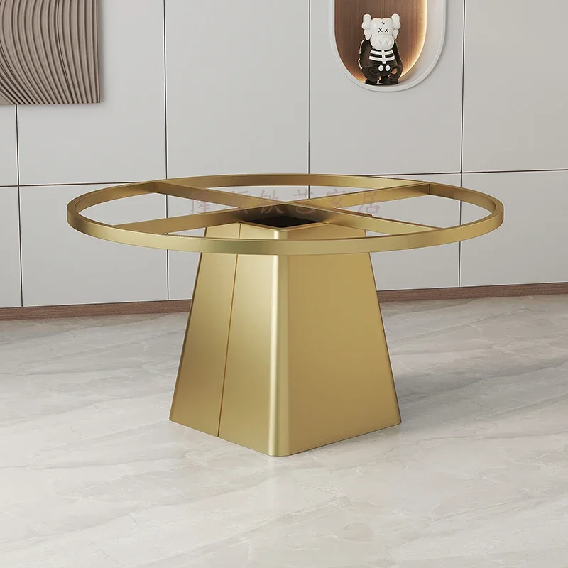 stone round table bracket stainless steel coffee table base rock slab round dining table legs marble dining tabl