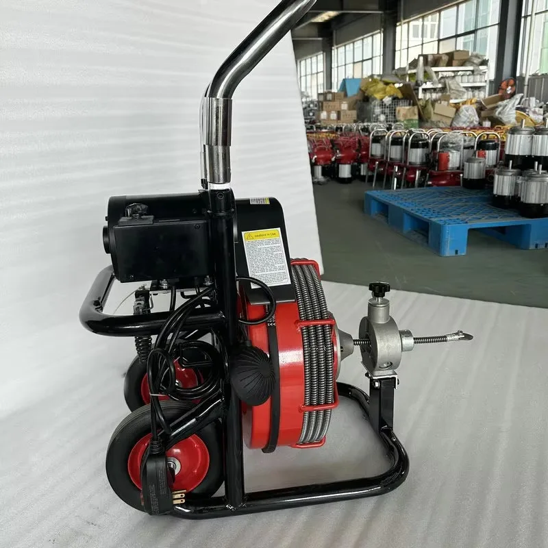 Drum automatic drain dredging equipment toilet sewer blockage cleaning tool pipe dredging machine electric ZT-1000